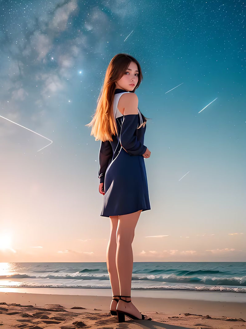 AI美麗的天空燦爛的背景 AI美麗的天空燦爛的背景