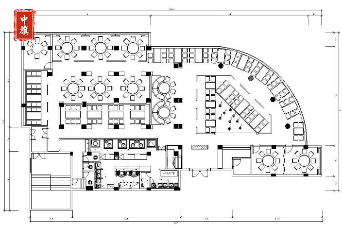 某餐廳平面圖 某餐廳平面圖