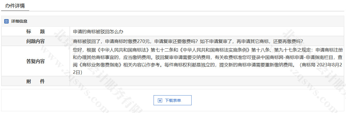 商標被駁回時申請費是不退的.jpg 商標被駁回時申請費是不退的.jpg