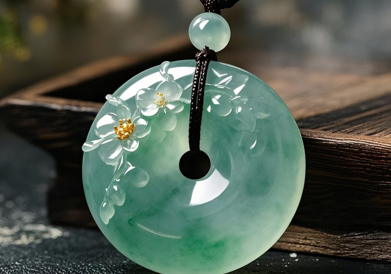翡翠的平安扣 翡翠的平安扣