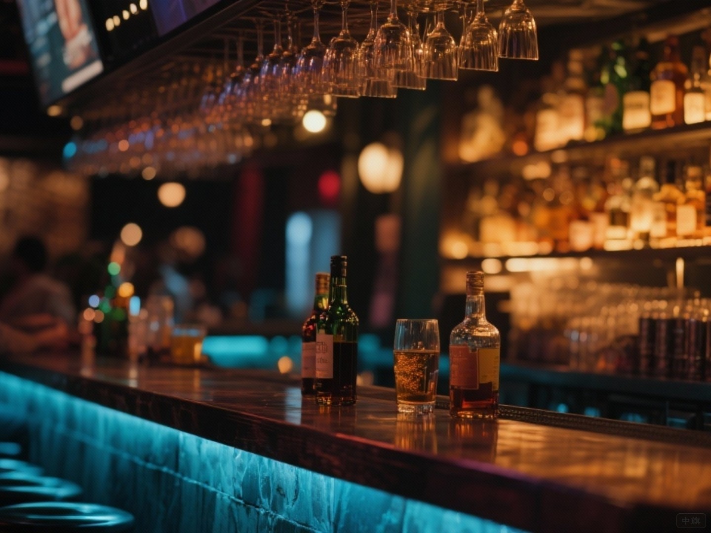 點了一杯威士忌，酒吧環(huán)境還是非常不錯的