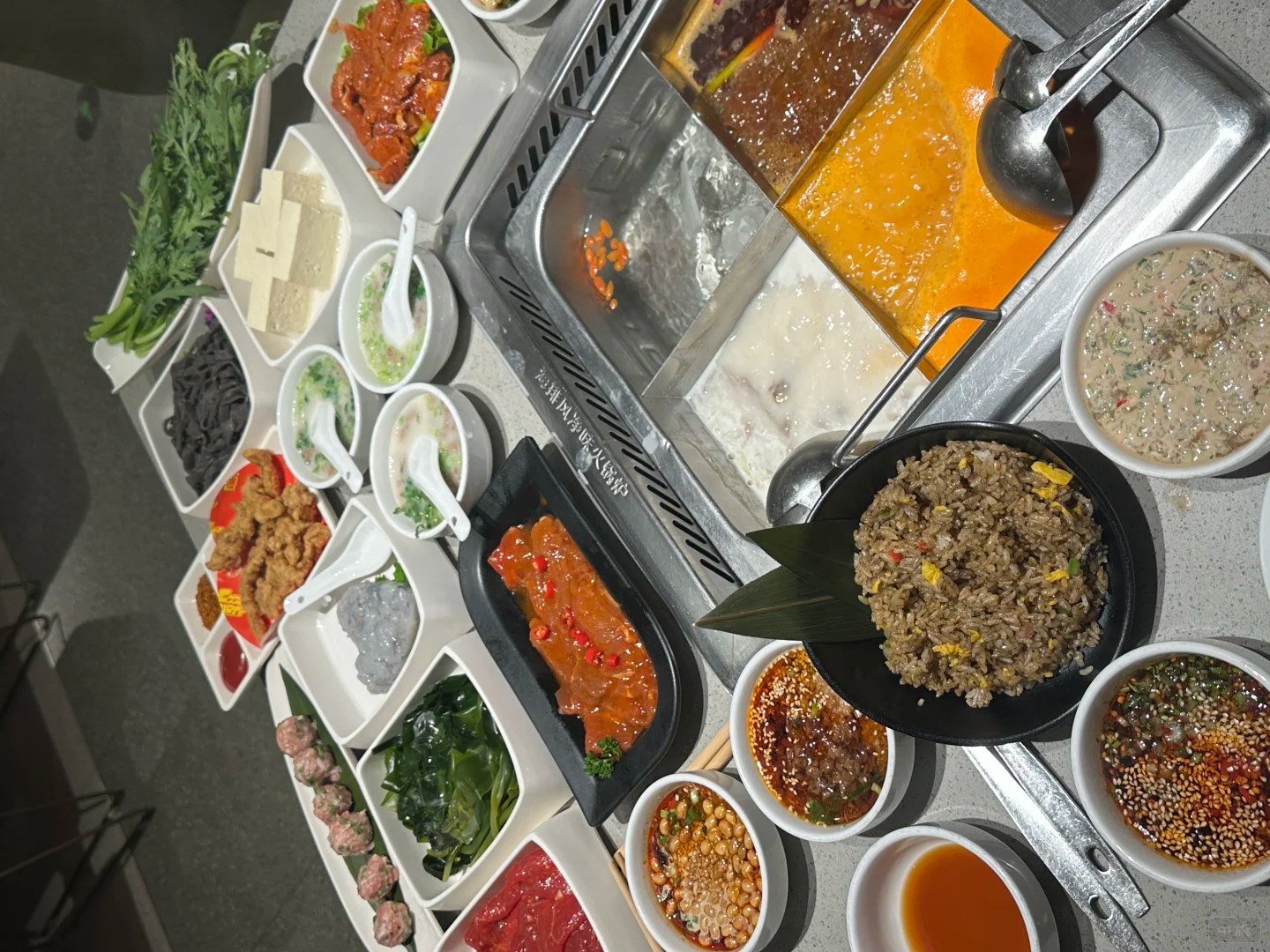 海底撈的飯菜還是非常不錯的 海底撈的飯菜還是非常不錯的