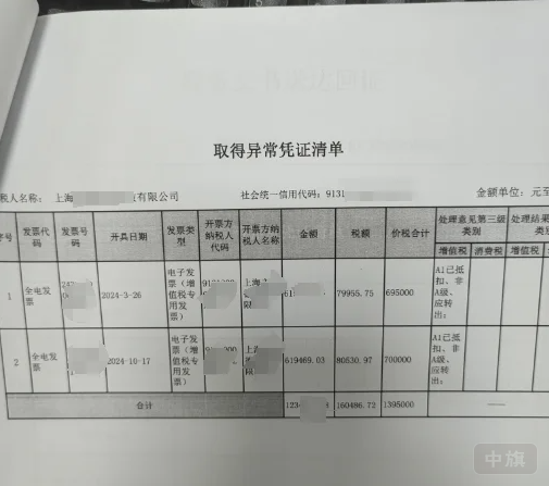 異常憑證領(lǐng)取清單 異常憑證領(lǐng)取清單