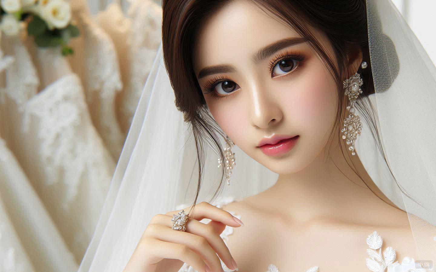 新娘子剛拍完的婚紗照 新娘子剛拍完的婚紗照