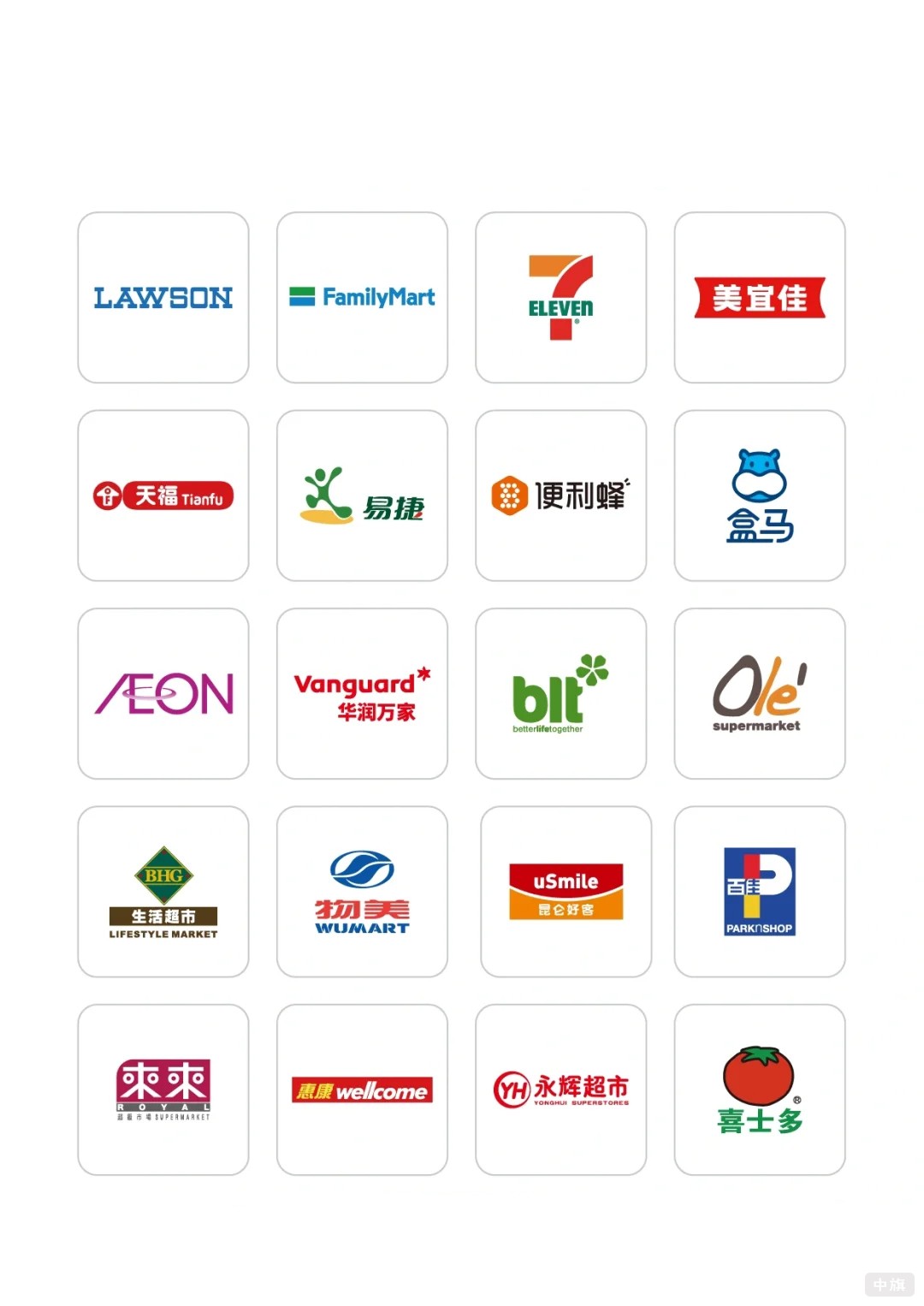 這些是國內(nèi)大型連鎖超市 這些是國內(nèi)大型連鎖超市